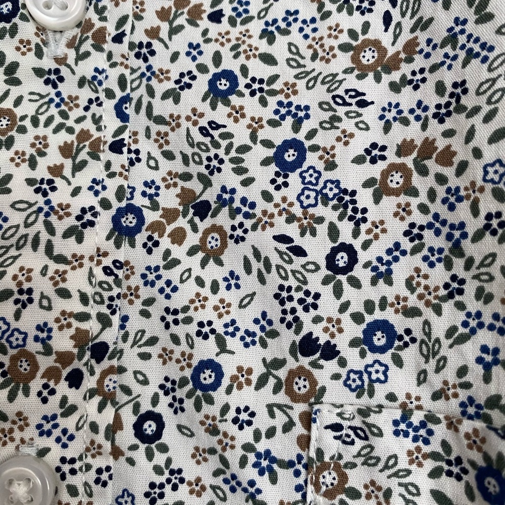 Men’s L/S JCrew floral shirt